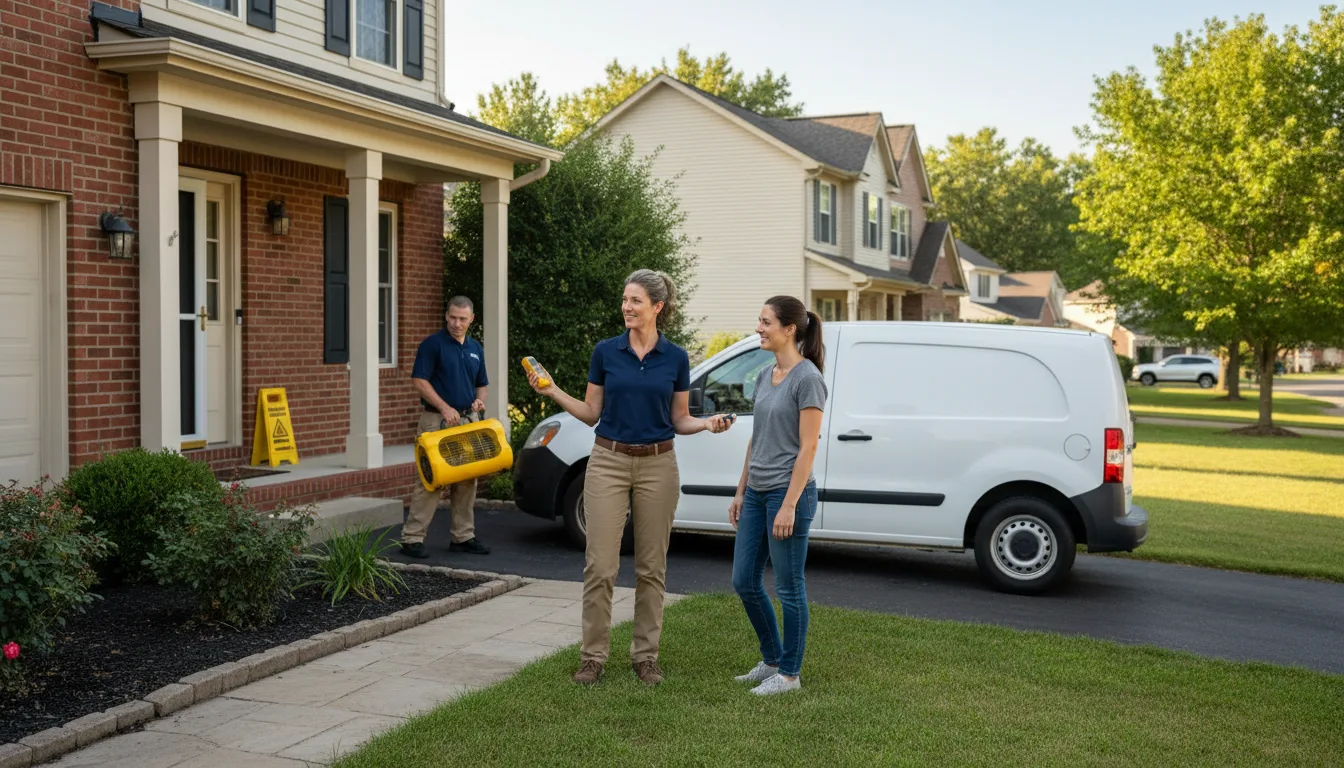 Residential water damage restoration in Granite Falls, MN
